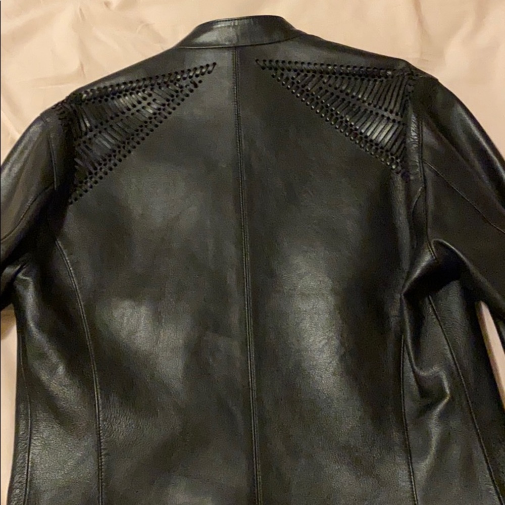 VERSACE LEATHER JACKET - Picture 8 of 9